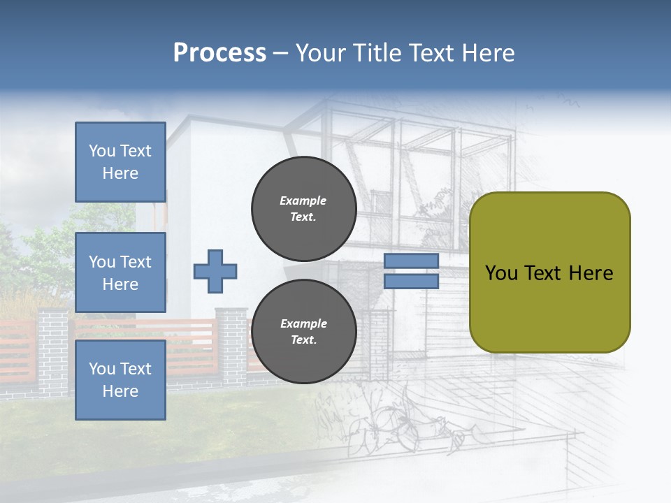Buy House Outline PowerPoint Template