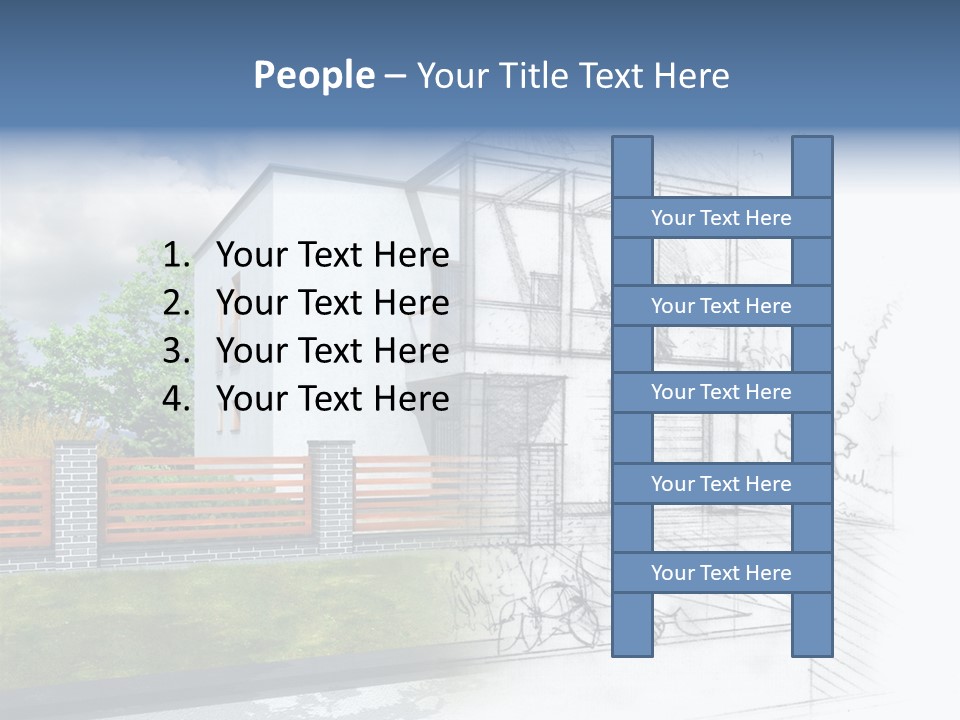 Buy House Outline PowerPoint Template