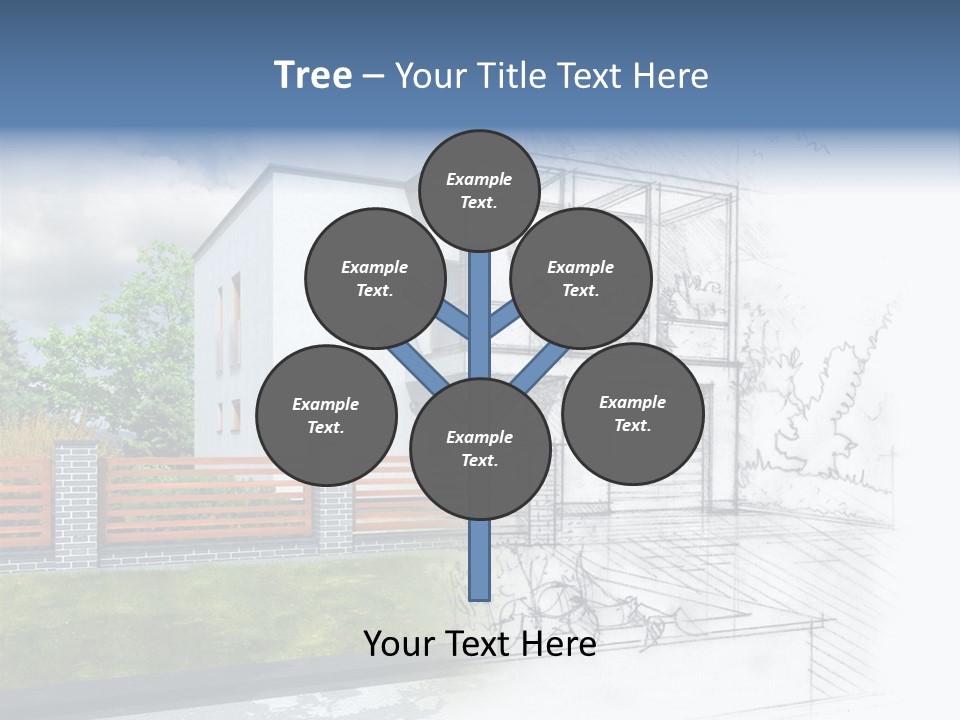 Buy House Outline PowerPoint Template