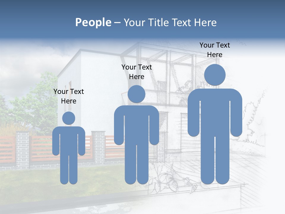 Buy House Outline PowerPoint Template
