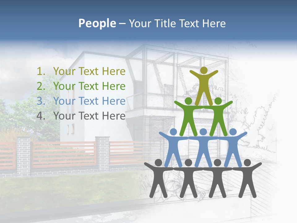 Buy House Outline PowerPoint Template