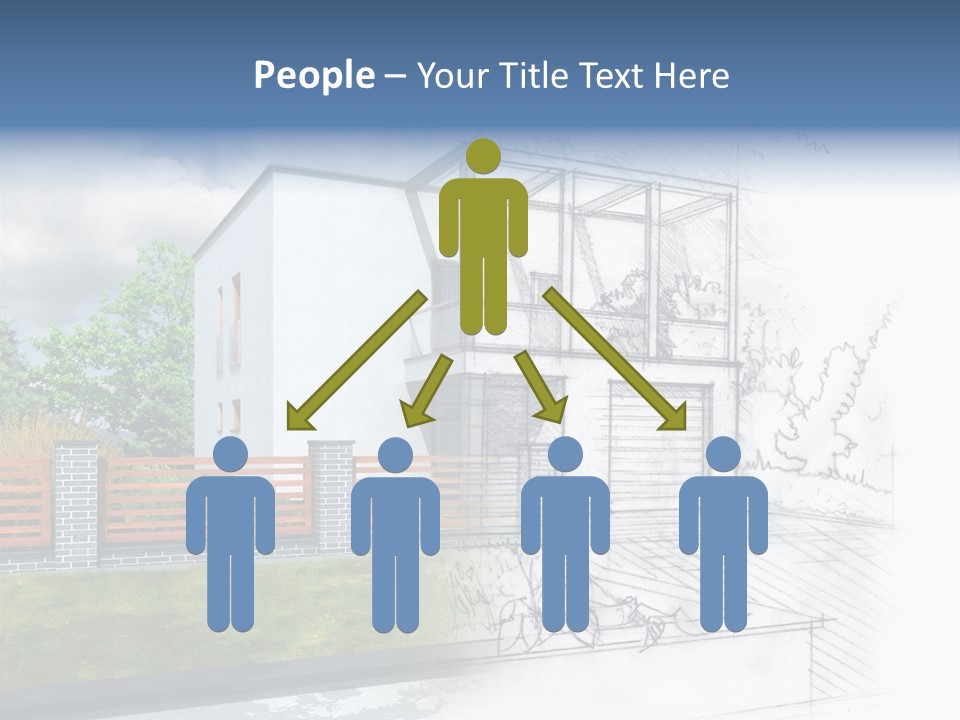 Buy House Outline PowerPoint Template