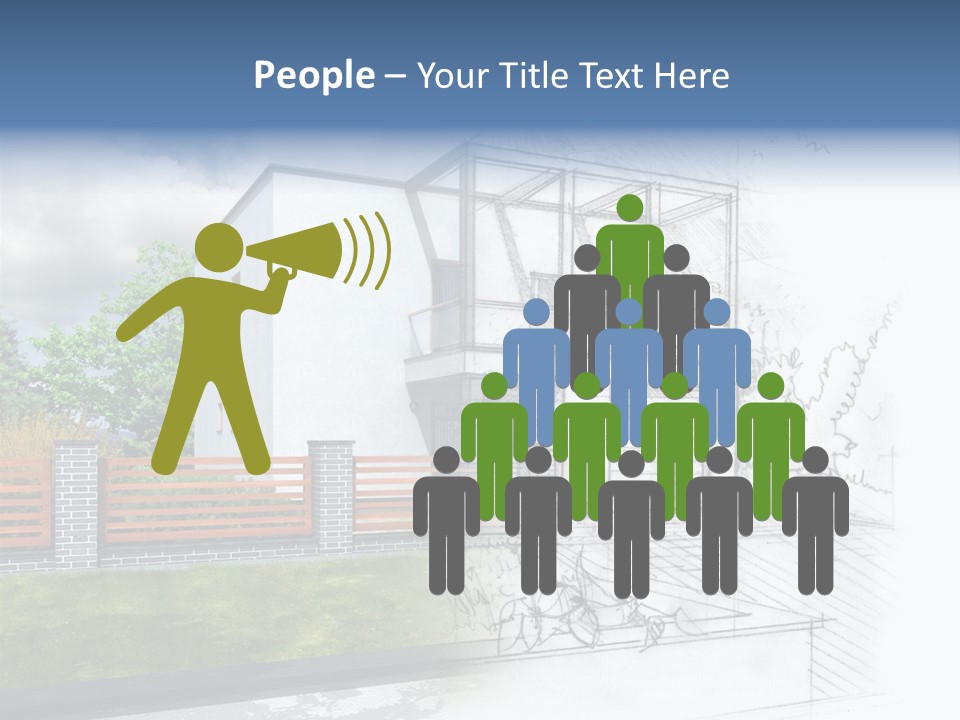 Buy House Outline PowerPoint Template