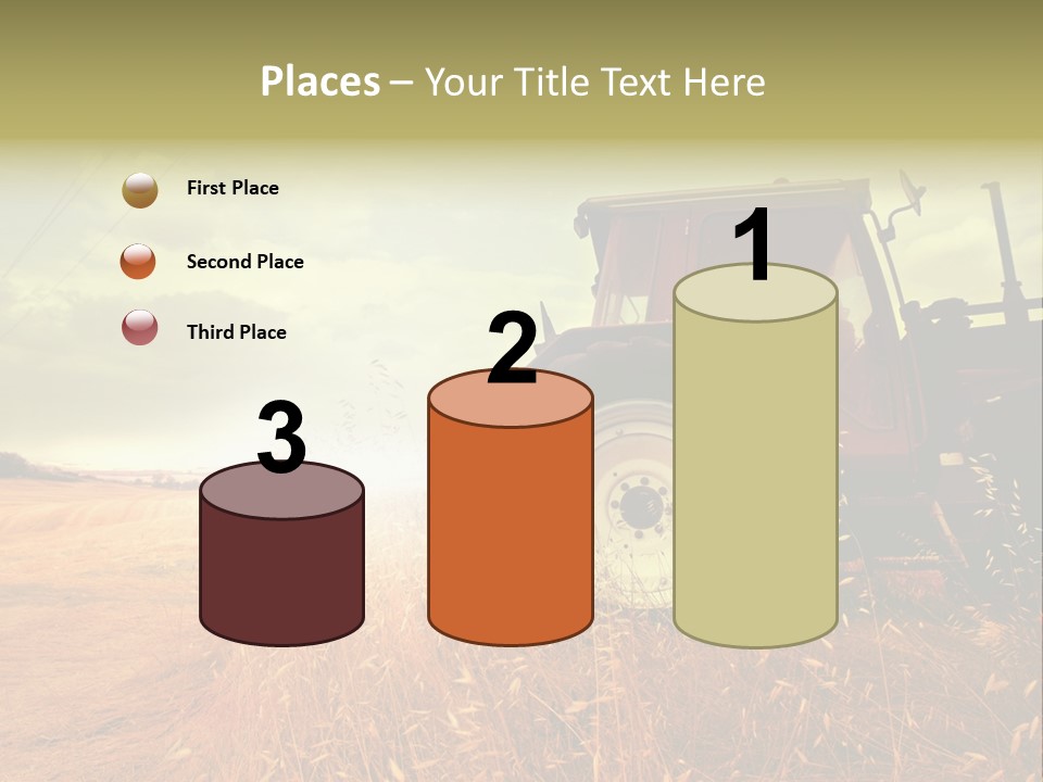 Spike Sun Hay PowerPoint Template