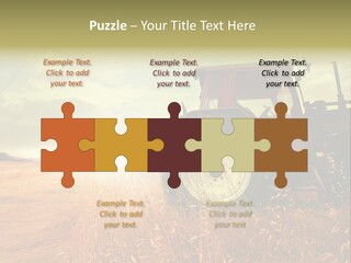 Spike Sun Hay PowerPoint Template