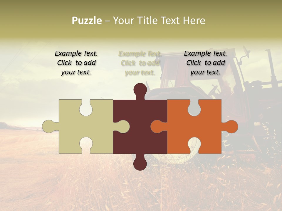 Spike Sun Hay PowerPoint Template