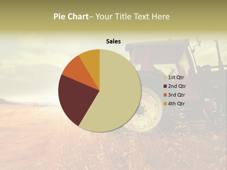 Spike Sun Hay PowerPoint Template
