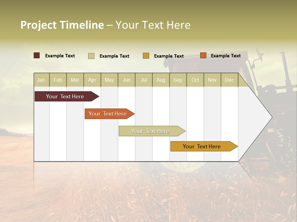 Spike Sun Hay PowerPoint Template