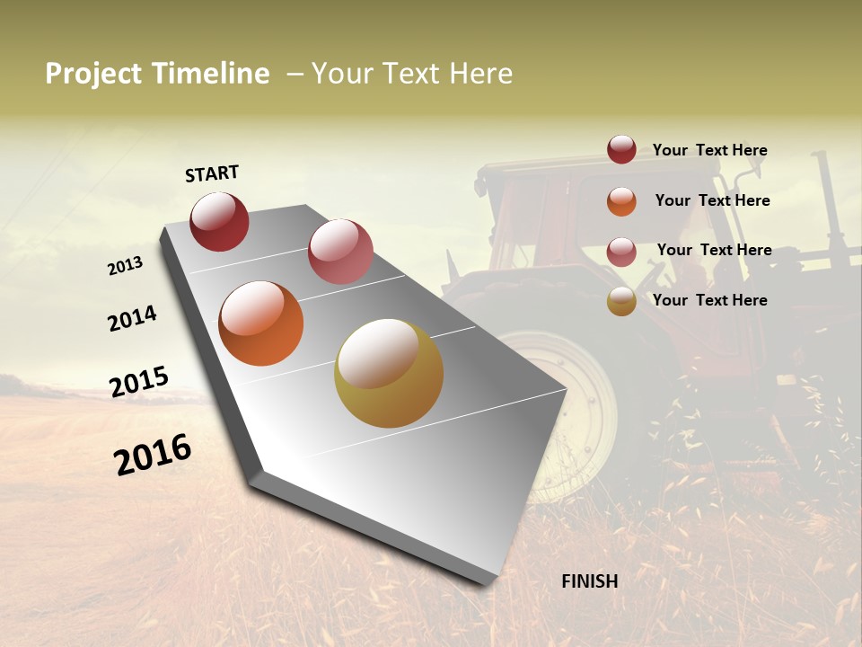 Spike Sun Hay PowerPoint Template