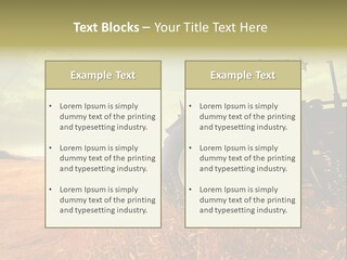 Spike Sun Hay PowerPoint Template