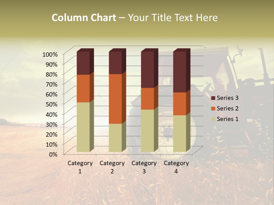 Spike Sun Hay PowerPoint Template