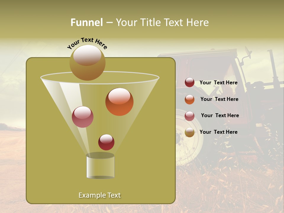 Spike Sun Hay PowerPoint Template
