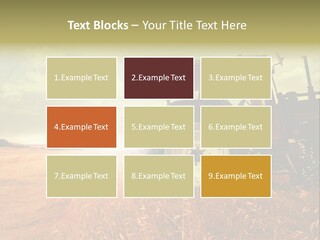 Spike Sun Hay PowerPoint Template