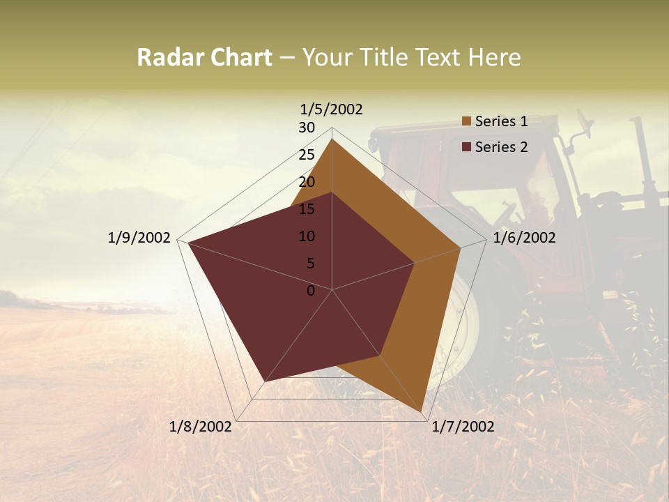 Spike Sun Hay PowerPoint Template