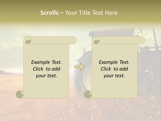 Spike Sun Hay PowerPoint Template