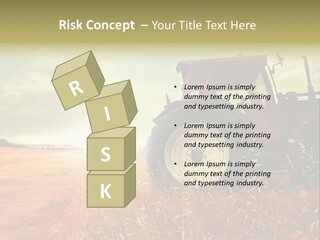 Spike Sun Hay PowerPoint Template