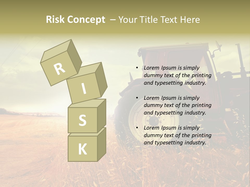 Spike Sun Hay PowerPoint Template