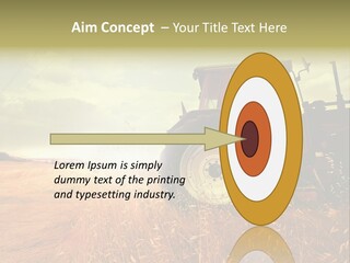 Spike Sun Hay PowerPoint Template