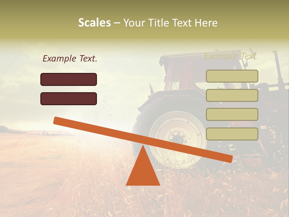Spike Sun Hay PowerPoint Template