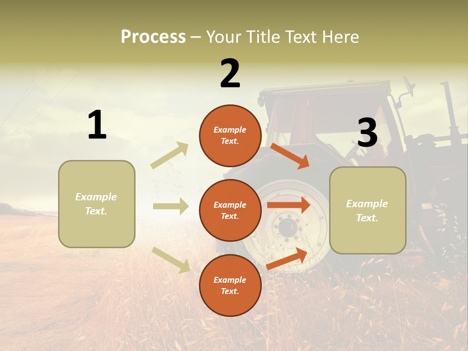 Spike Sun Hay PowerPoint Template