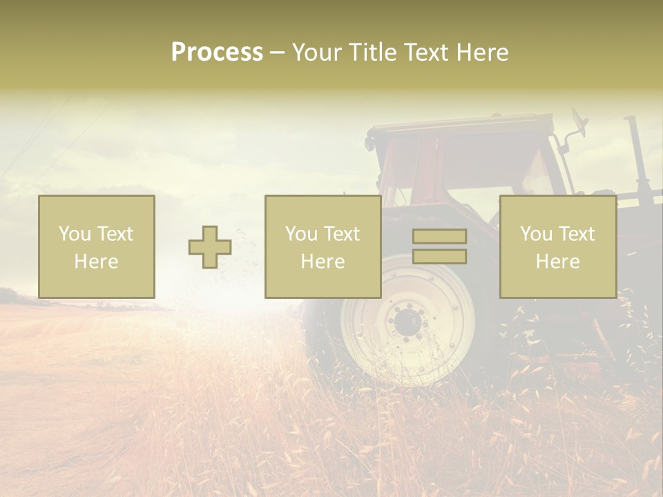 Spike Sun Hay PowerPoint Template