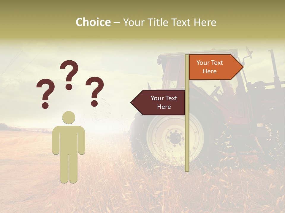 Spike Sun Hay PowerPoint Template