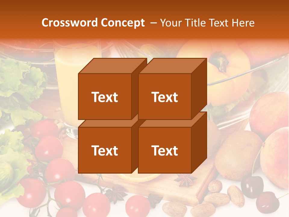 Juice Diet Still Life PowerPoint Template