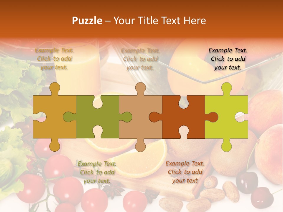 Juice Diet Still Life PowerPoint Template