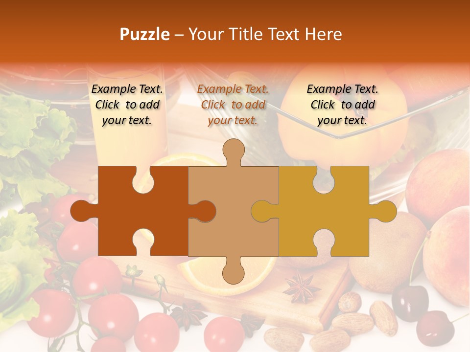 Juice Diet Still Life PowerPoint Template