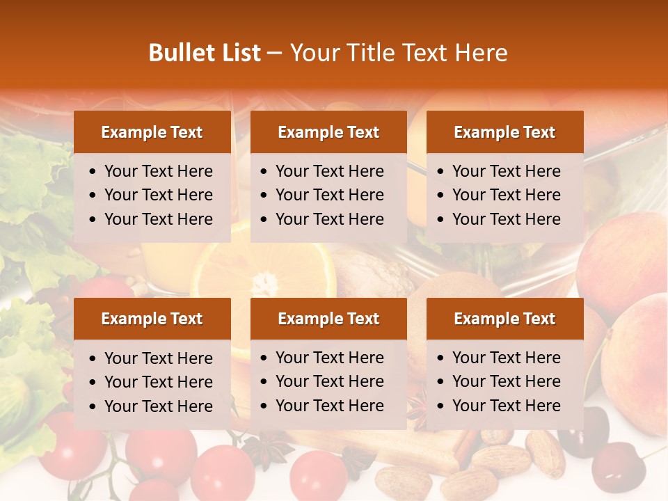 Juice Diet Still Life PowerPoint Template