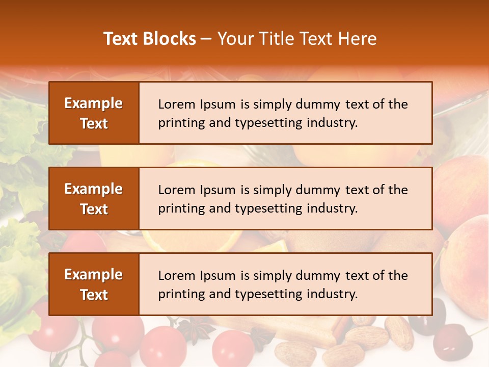 Juice Diet Still Life PowerPoint Template