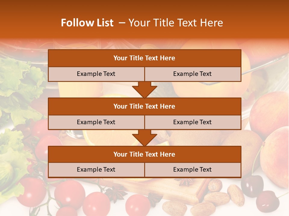 Juice Diet Still Life PowerPoint Template