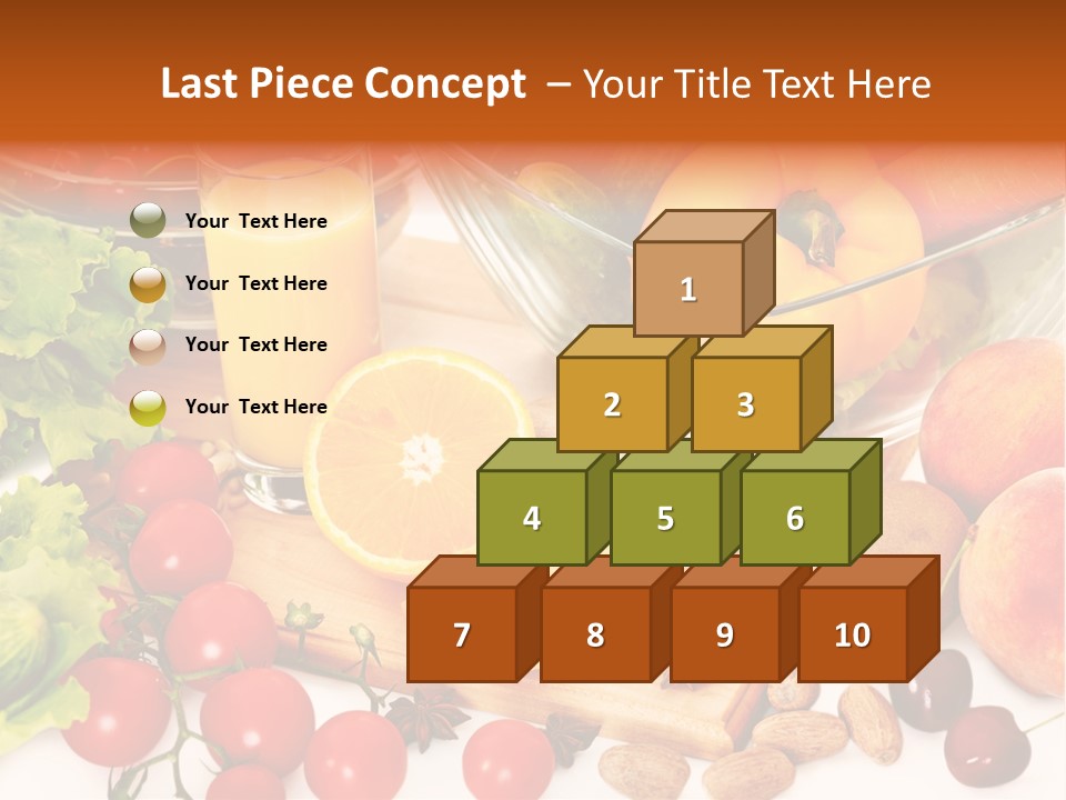 Juice Diet Still Life PowerPoint Template