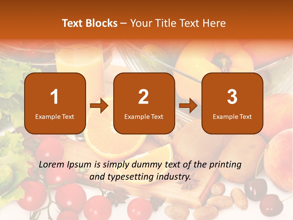 Juice Diet Still Life PowerPoint Template