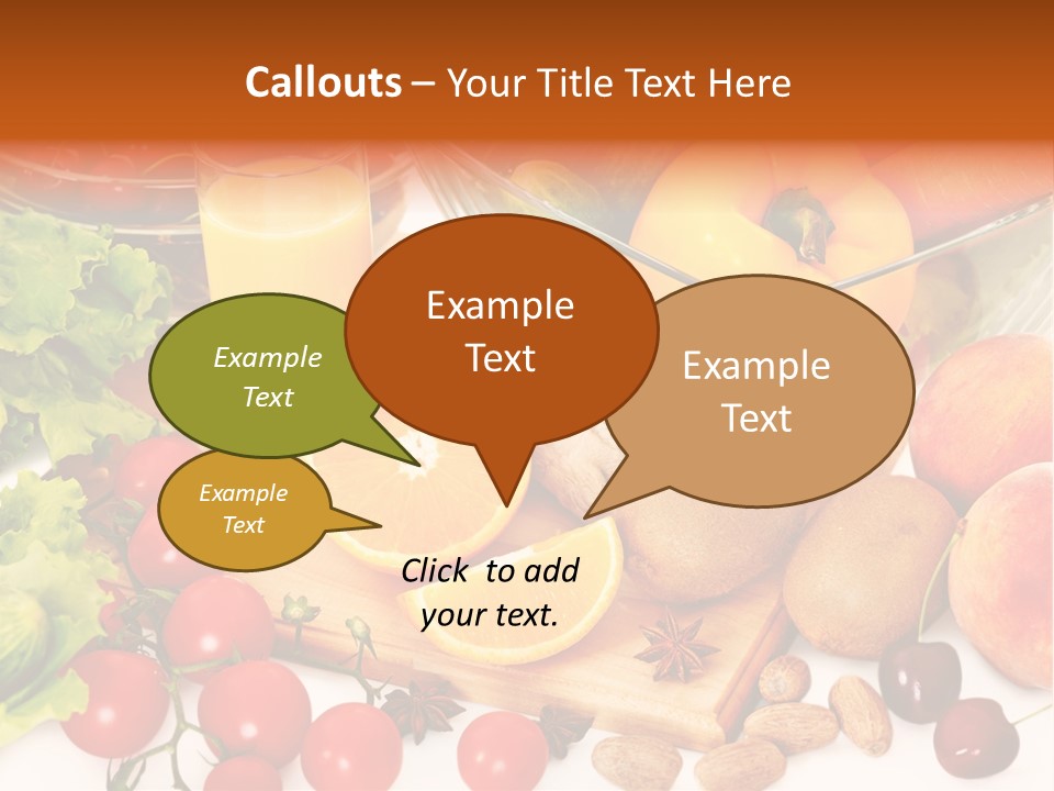 Juice Diet Still Life PowerPoint Template
