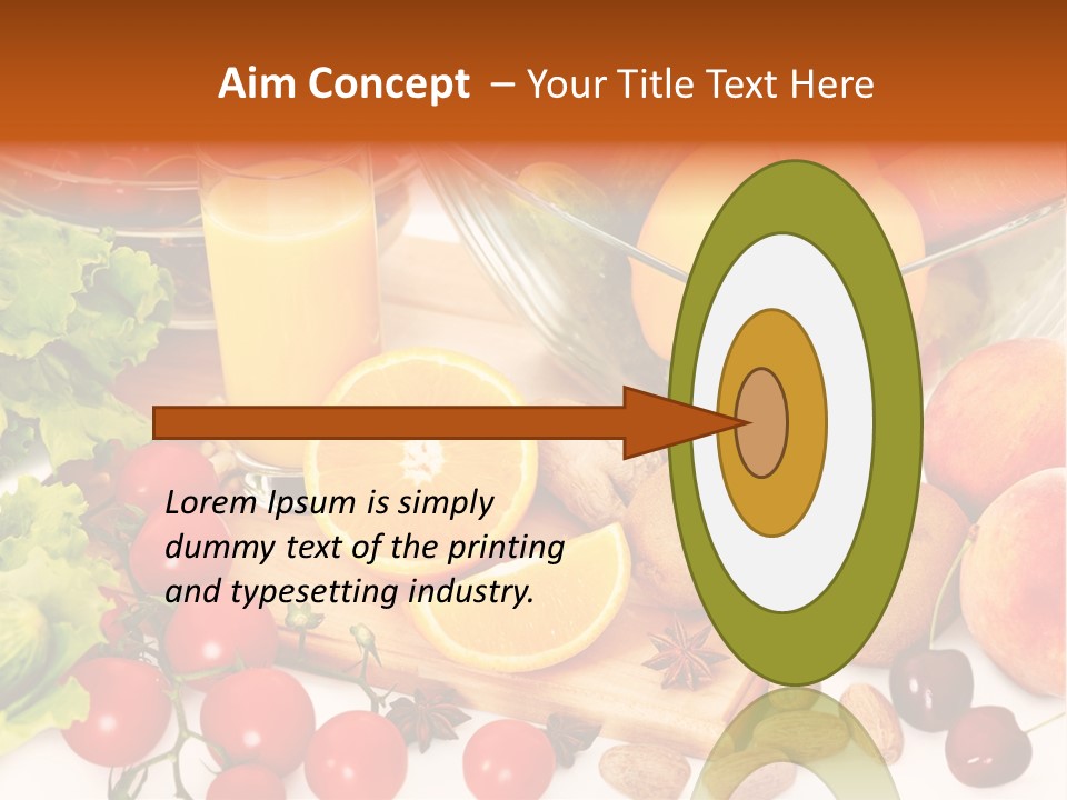 Juice Diet Still Life PowerPoint Template