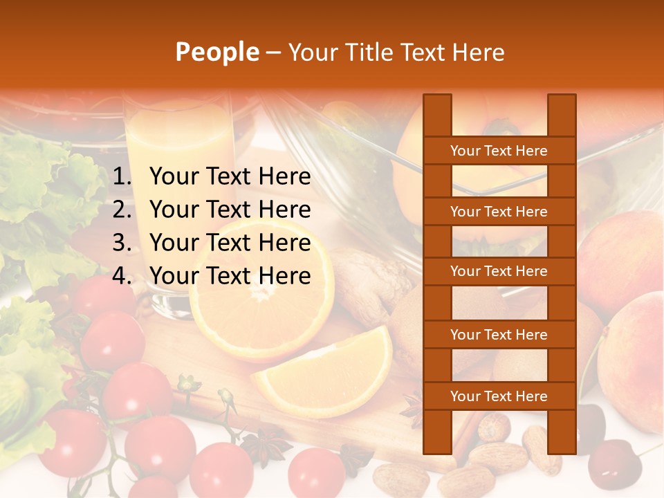Juice Diet Still Life PowerPoint Template