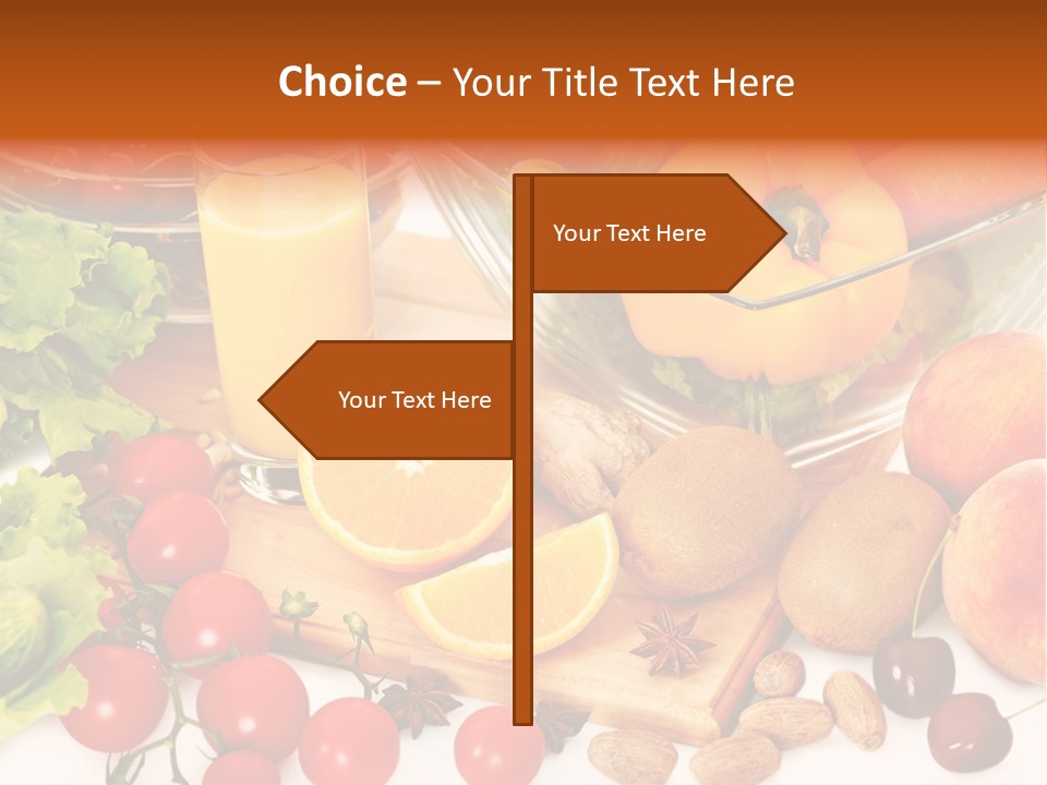 Juice Diet Still Life PowerPoint Template