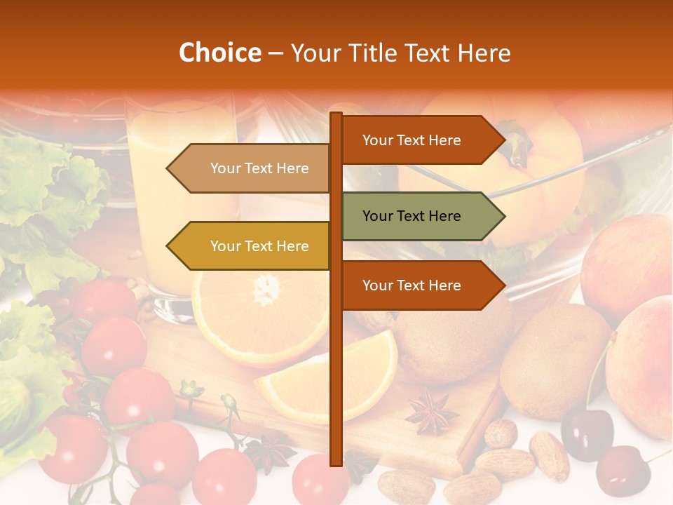 Juice Diet Still Life PowerPoint Template