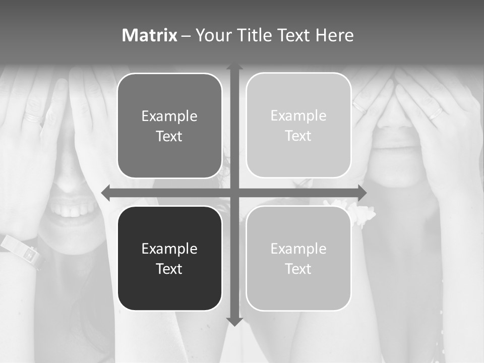 Woman Smile Old PowerPoint Template