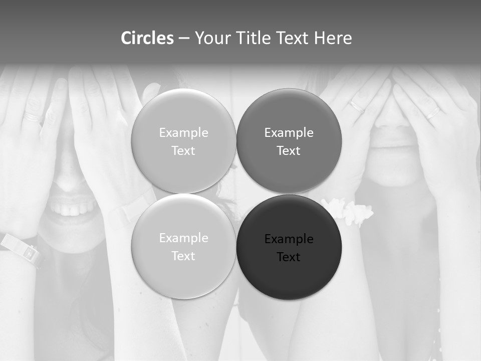 Woman Smile Old PowerPoint Template