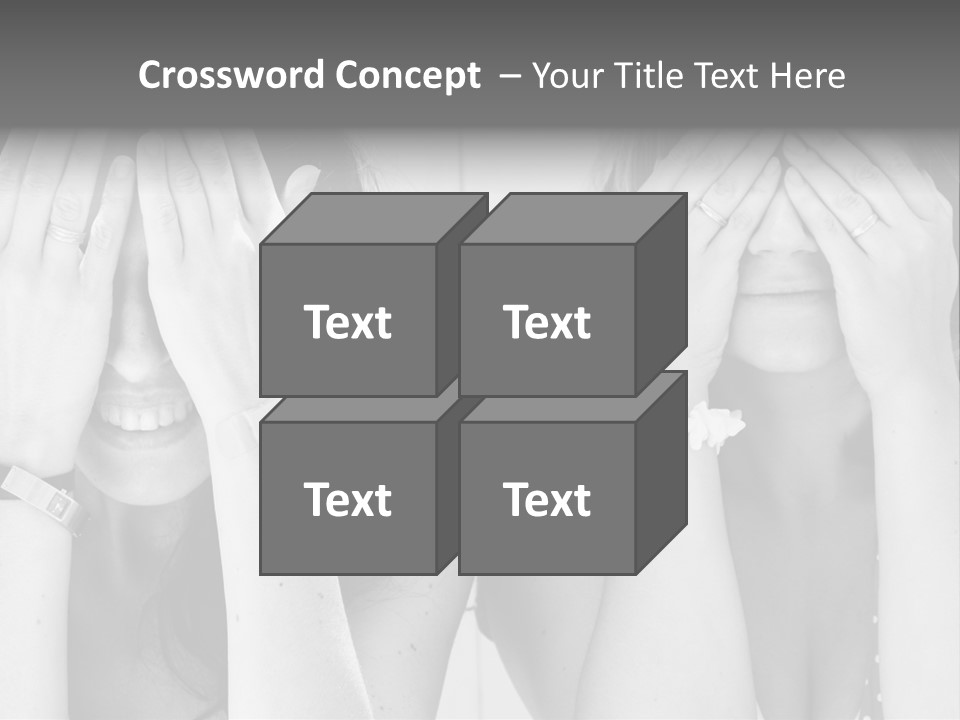 Woman Smile Old PowerPoint Template