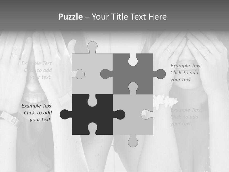 Woman Smile Old PowerPoint Template