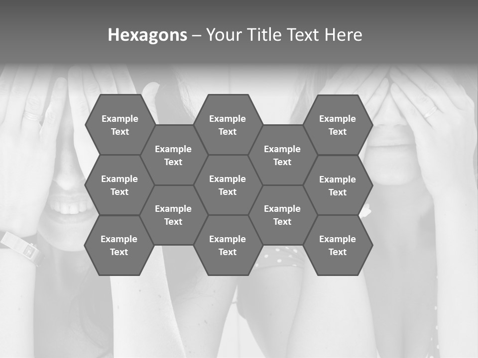 Woman Smile Old PowerPoint Template