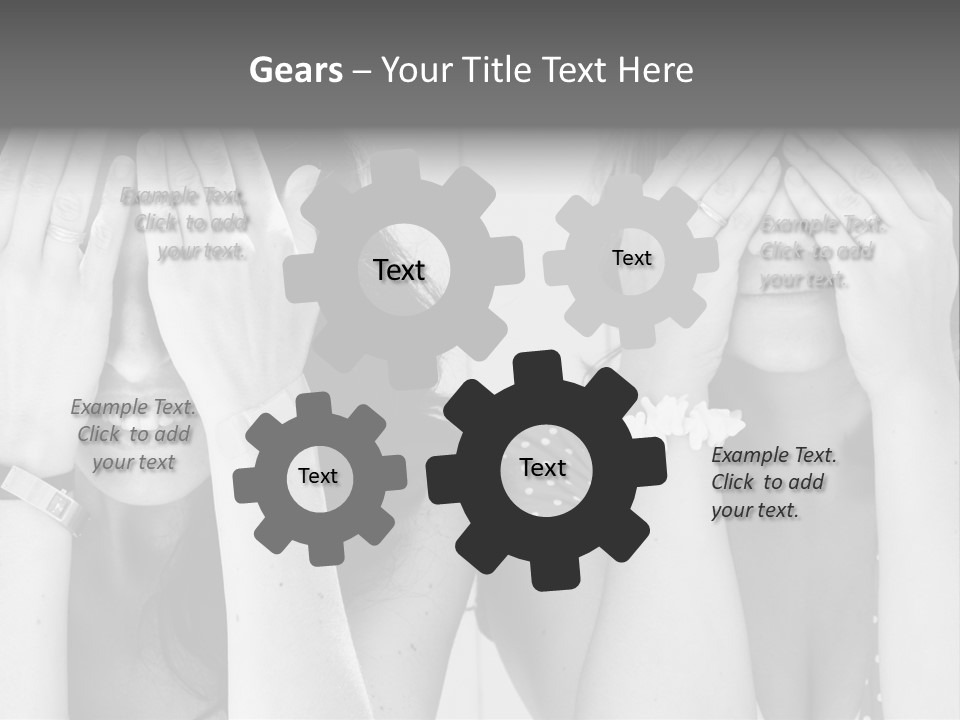 Woman Smile Old PowerPoint Template