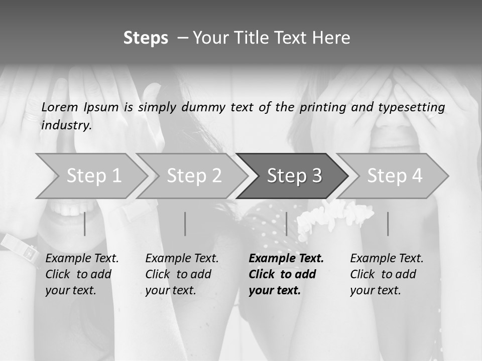 Woman Smile Old PowerPoint Template