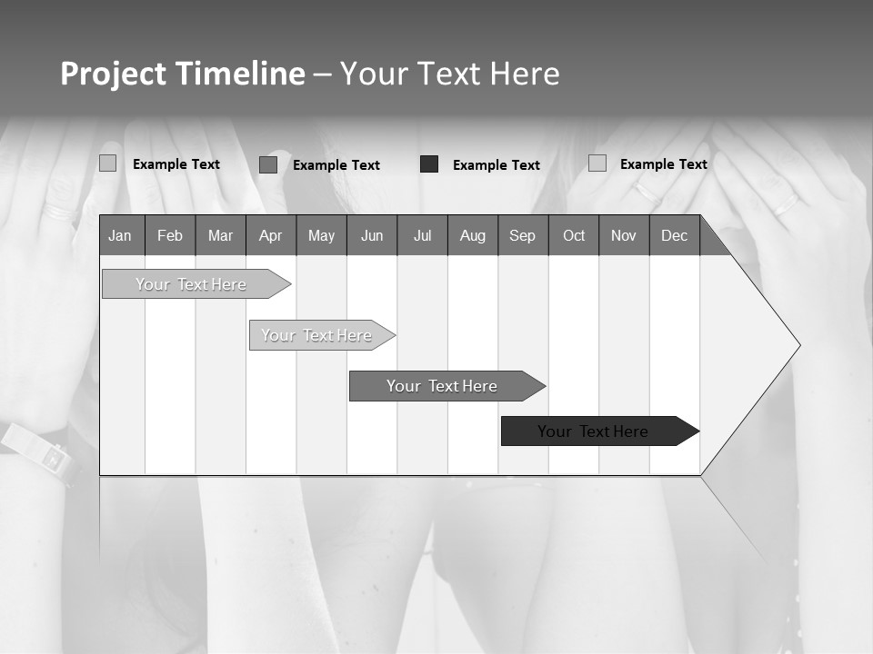 Woman Smile Old PowerPoint Template