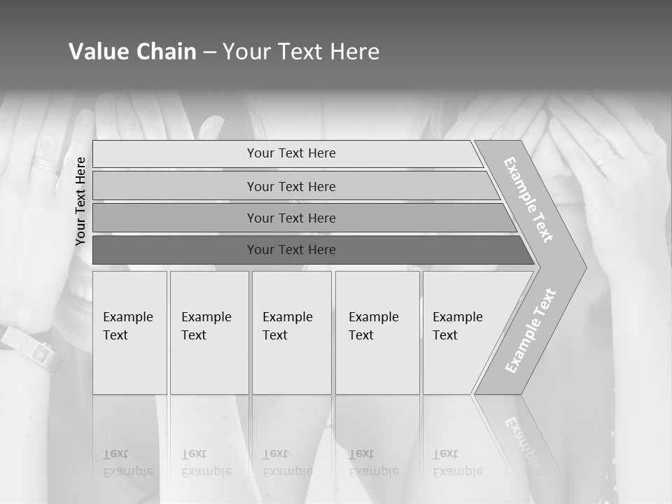 Woman Smile Old PowerPoint Template