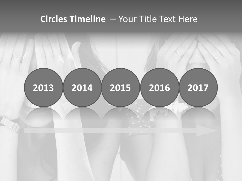 Woman Smile Old PowerPoint Template