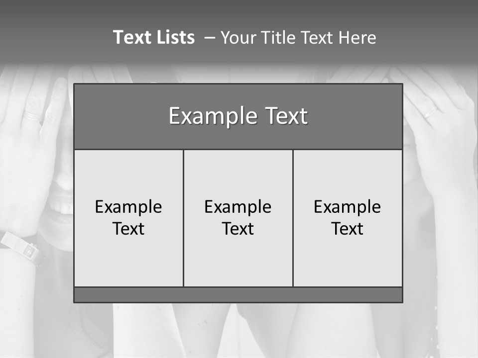 Woman Smile Old PowerPoint Template